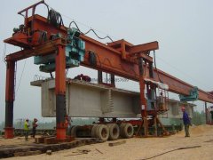 西安客戶(hù)架橋機(jī)使用現(xiàn)場(chǎng)